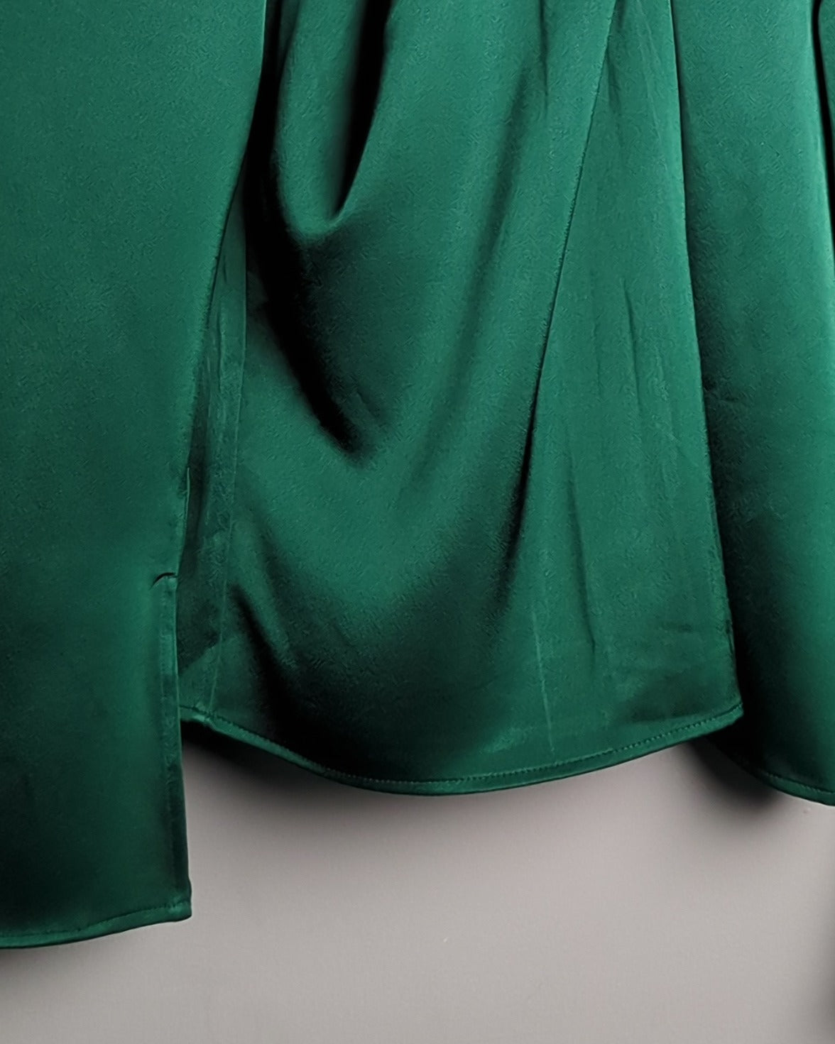 H&M Green Satin Blouse