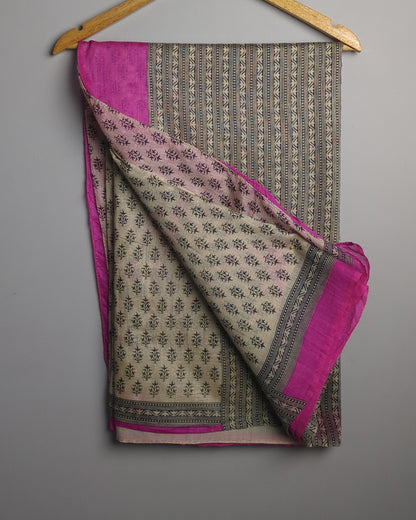 Pink Silk Saaree