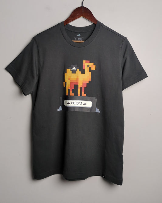 Addidas Black Graphic T-Shirt