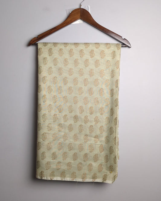 Beige Printed Fabric