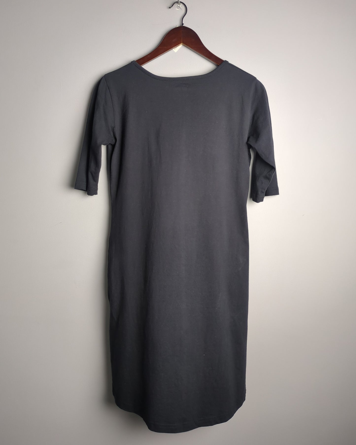 The Souled Store Black T-Shirt Dress
