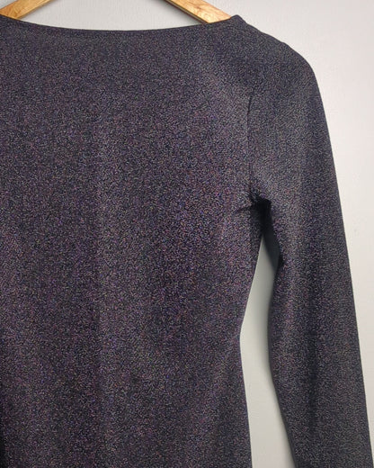 H&M Black Shimmer Dress
