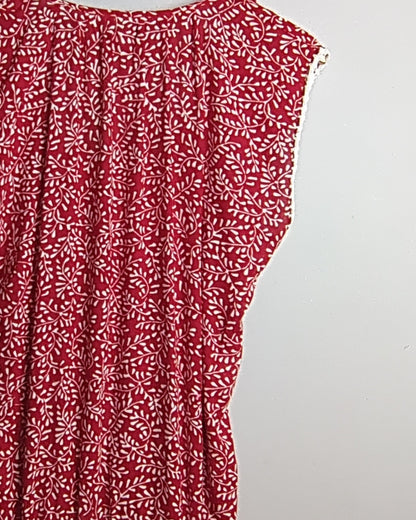 Ms. Carino Red Casual Dress
