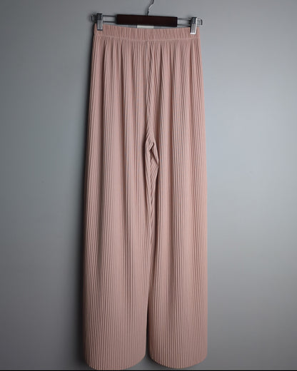 J&K Beige Pleated Trousers