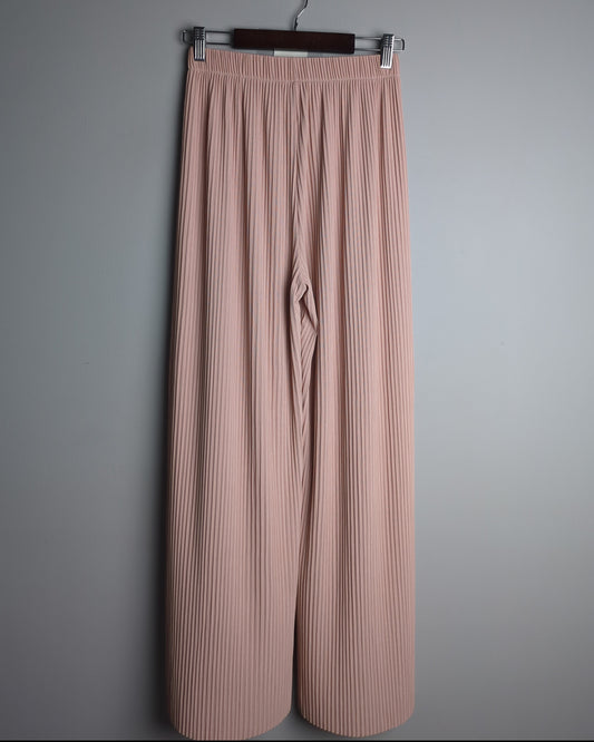 J&K Beige Pleated Trousers