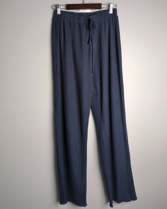 Urbanic Blue Ribbed Trousers