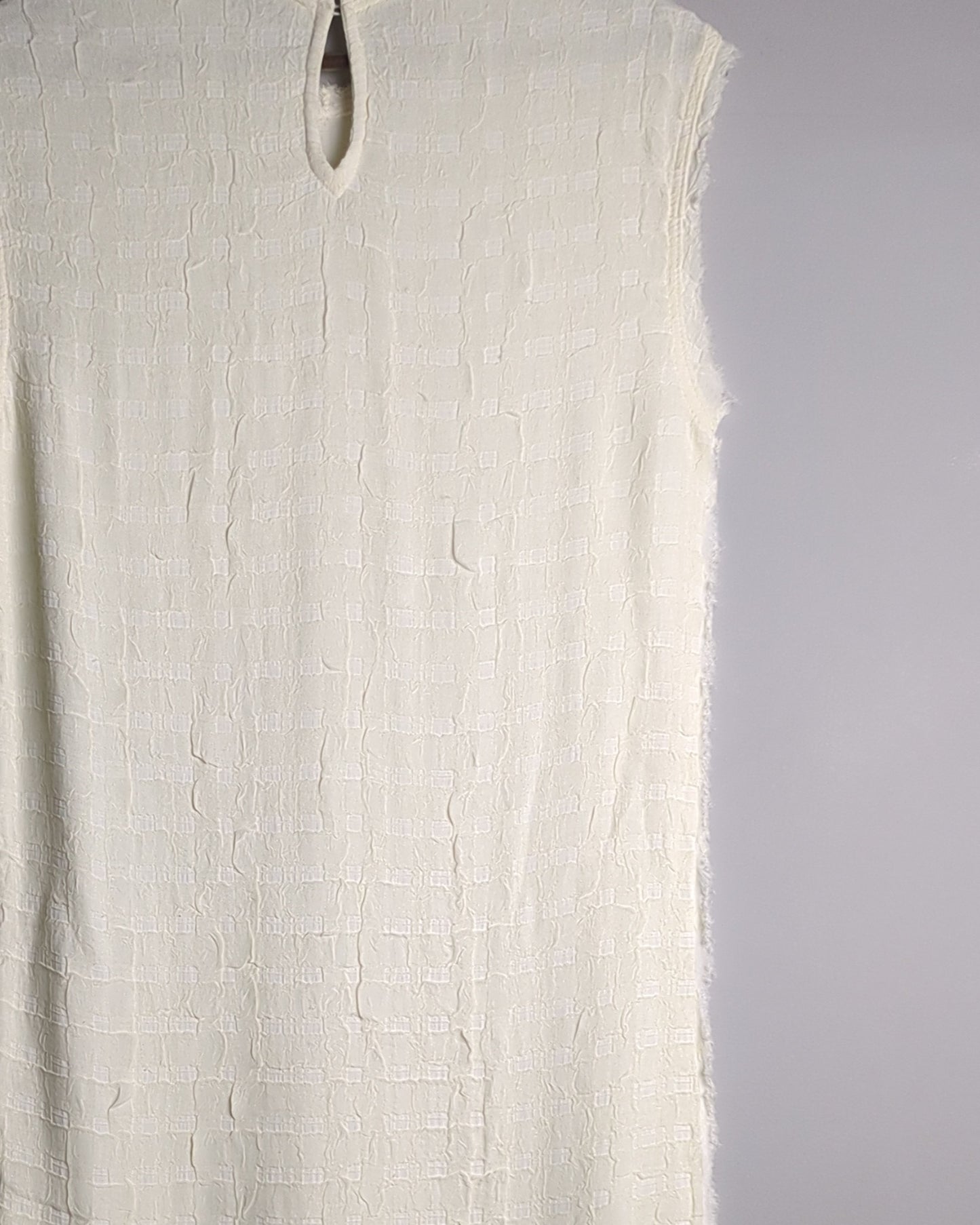 Zara White Sleeveless Tunic
