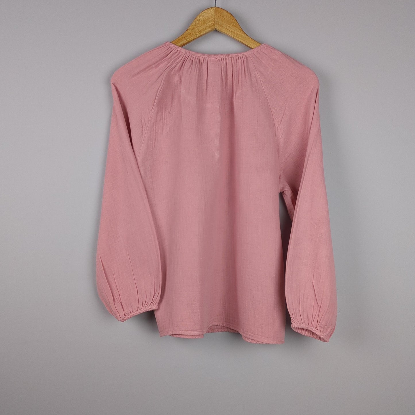 Long Sleeve Button Blouse