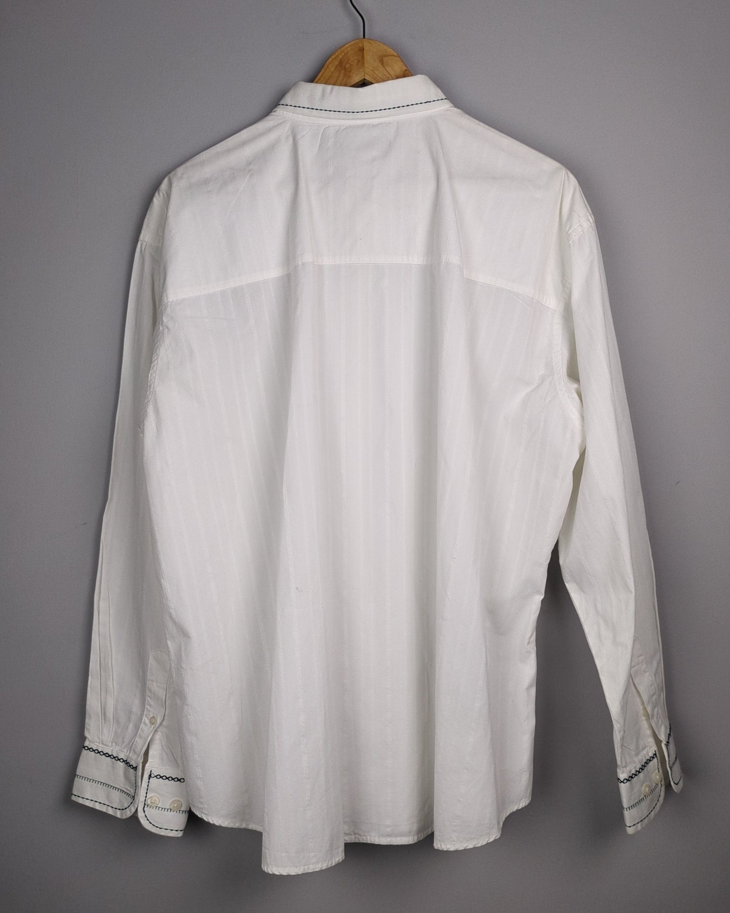 Indigo Joe White Western Shirt