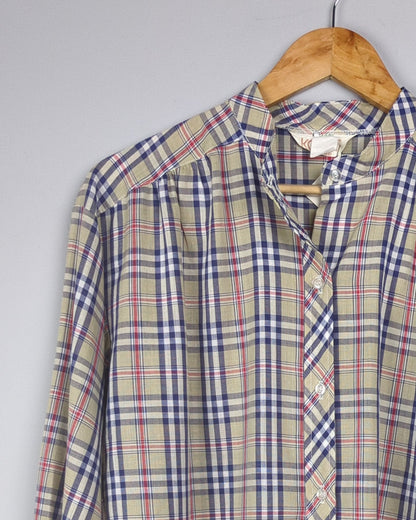 Koret Beige Plaid Shirt