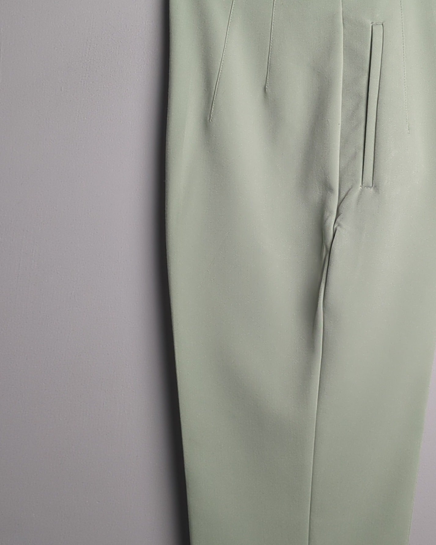 Zara Green Tailored Trousers