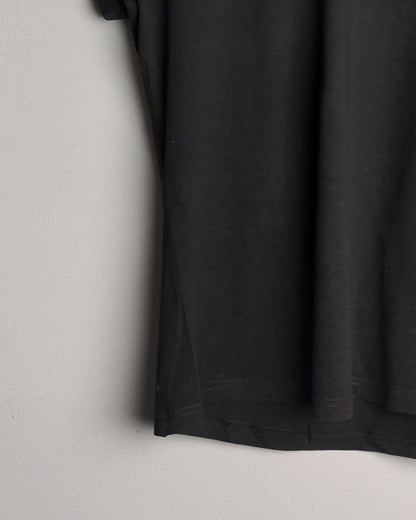 Black V-Neck Tee