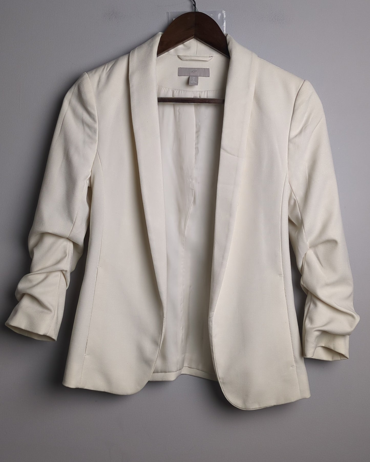 H&M White Blazer Jacket