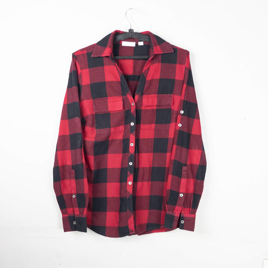 Red-Black Checkered Shirt