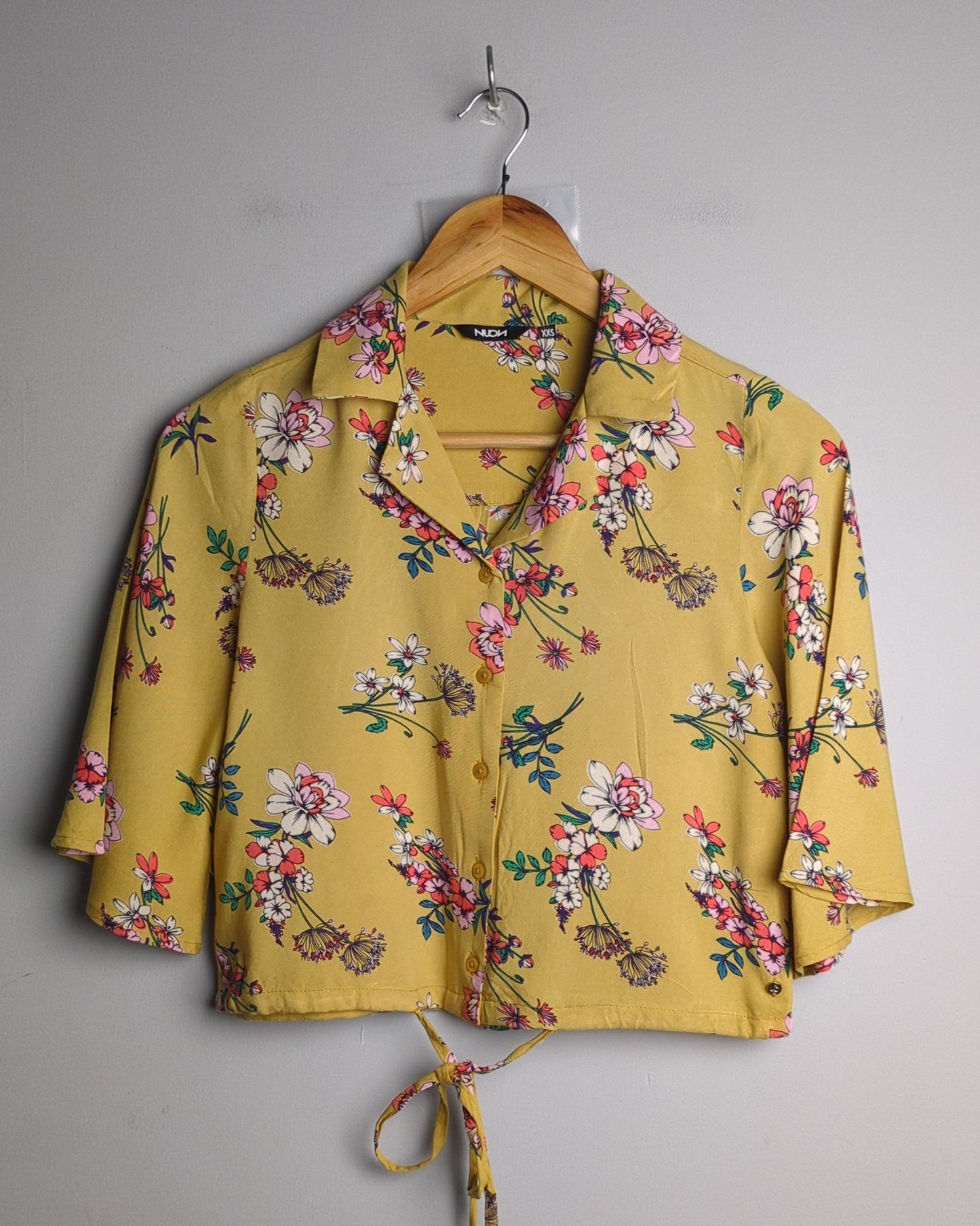 Nuon Beige Floral Shirt
