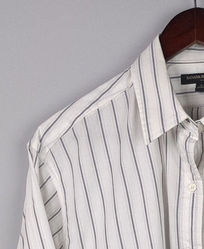 Pinstriped White