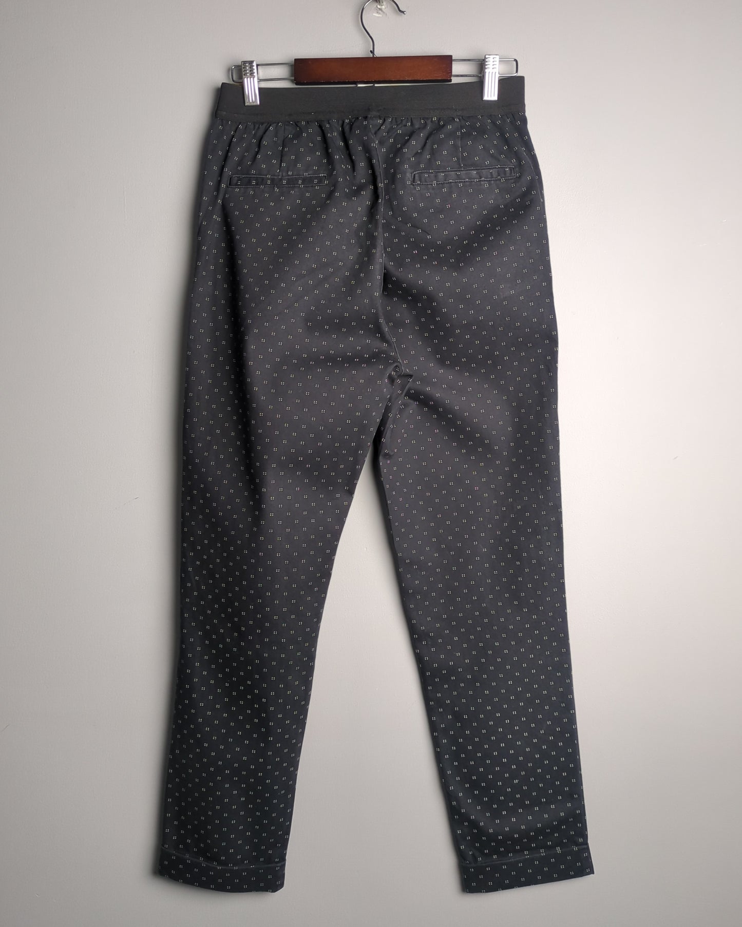 Cotton World Gray Patterned Trousers