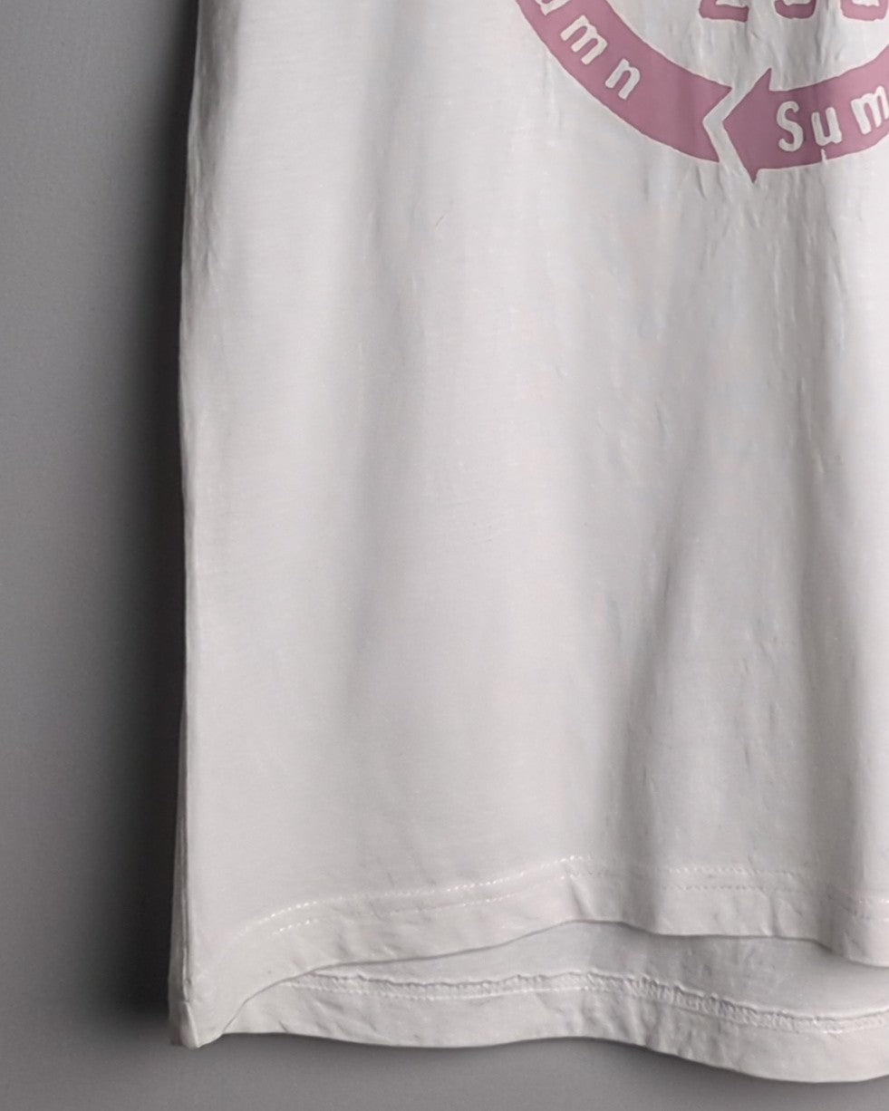 Diesel White Graphic T-Shirt