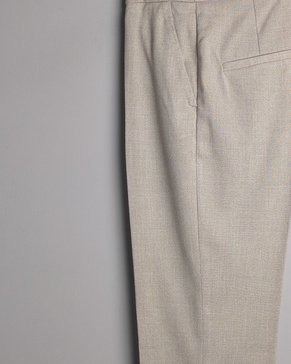 H&M Beige Tailored Trousers
