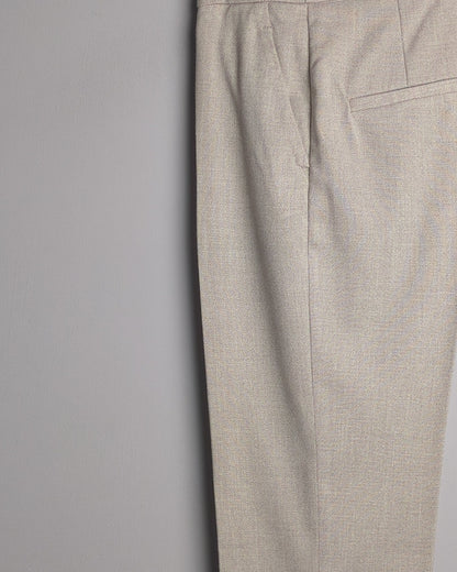 H&M Beige Tailored Trousers