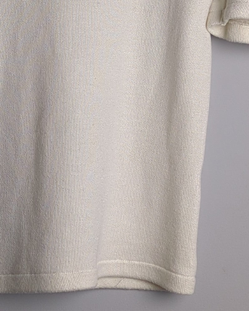 Zara White Knitted Top