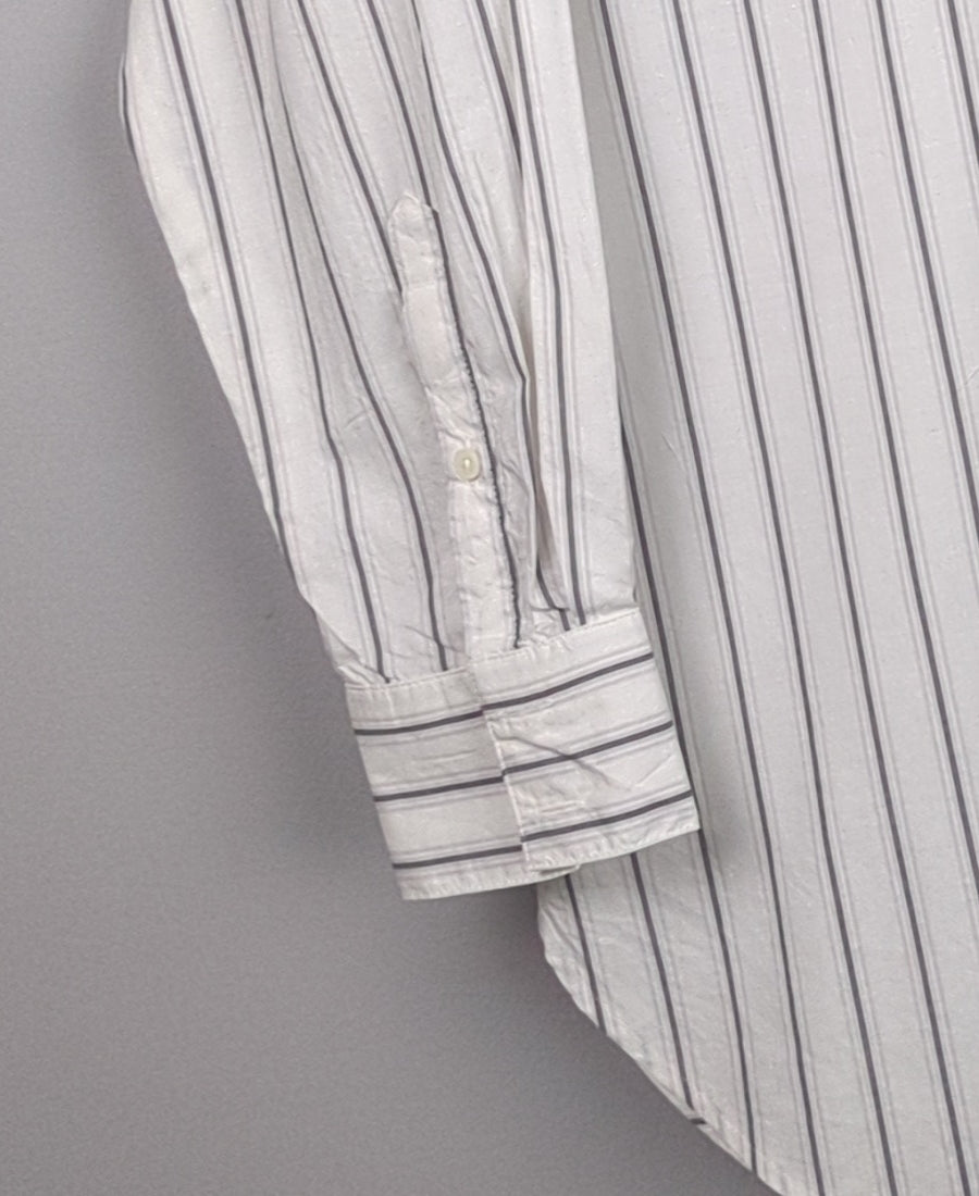 Pinstriped White