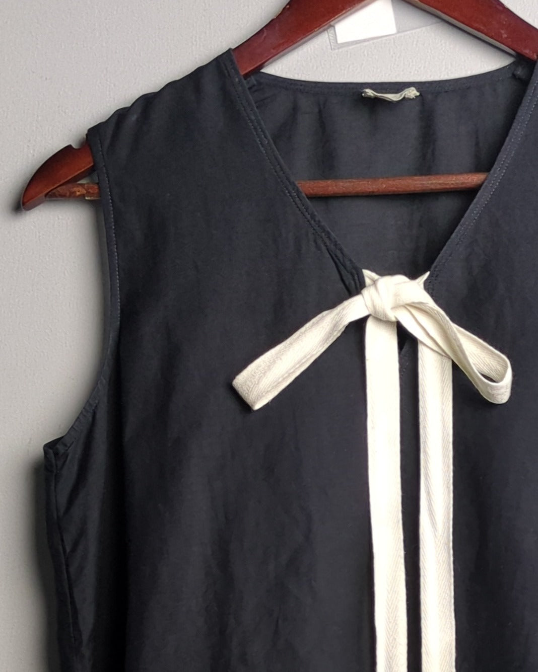 Nicobar Black Sleeveless Top