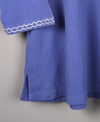 Embroidered Azure