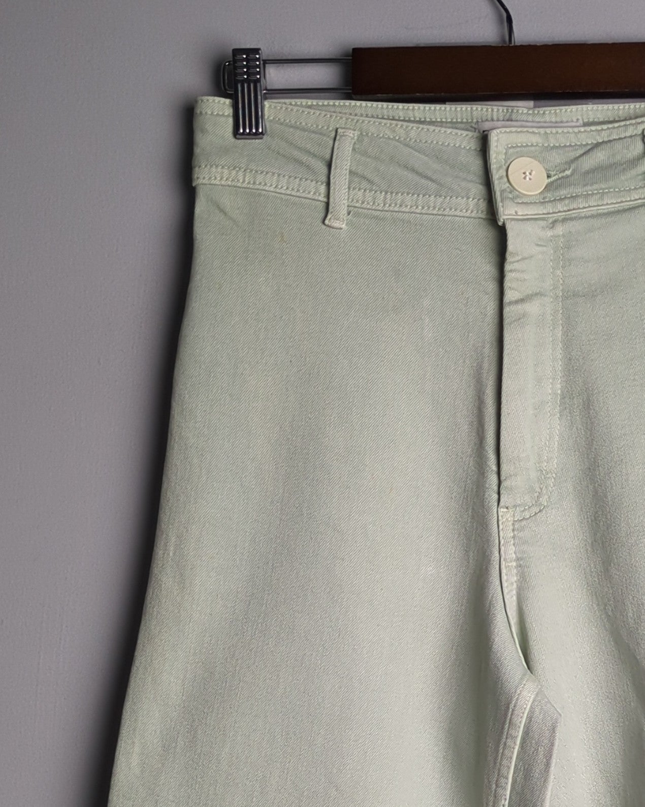 Zara Green Wide Jeans