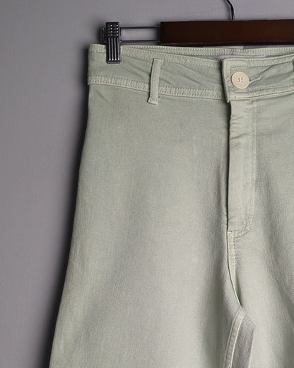 Zara Green Wide Jeans