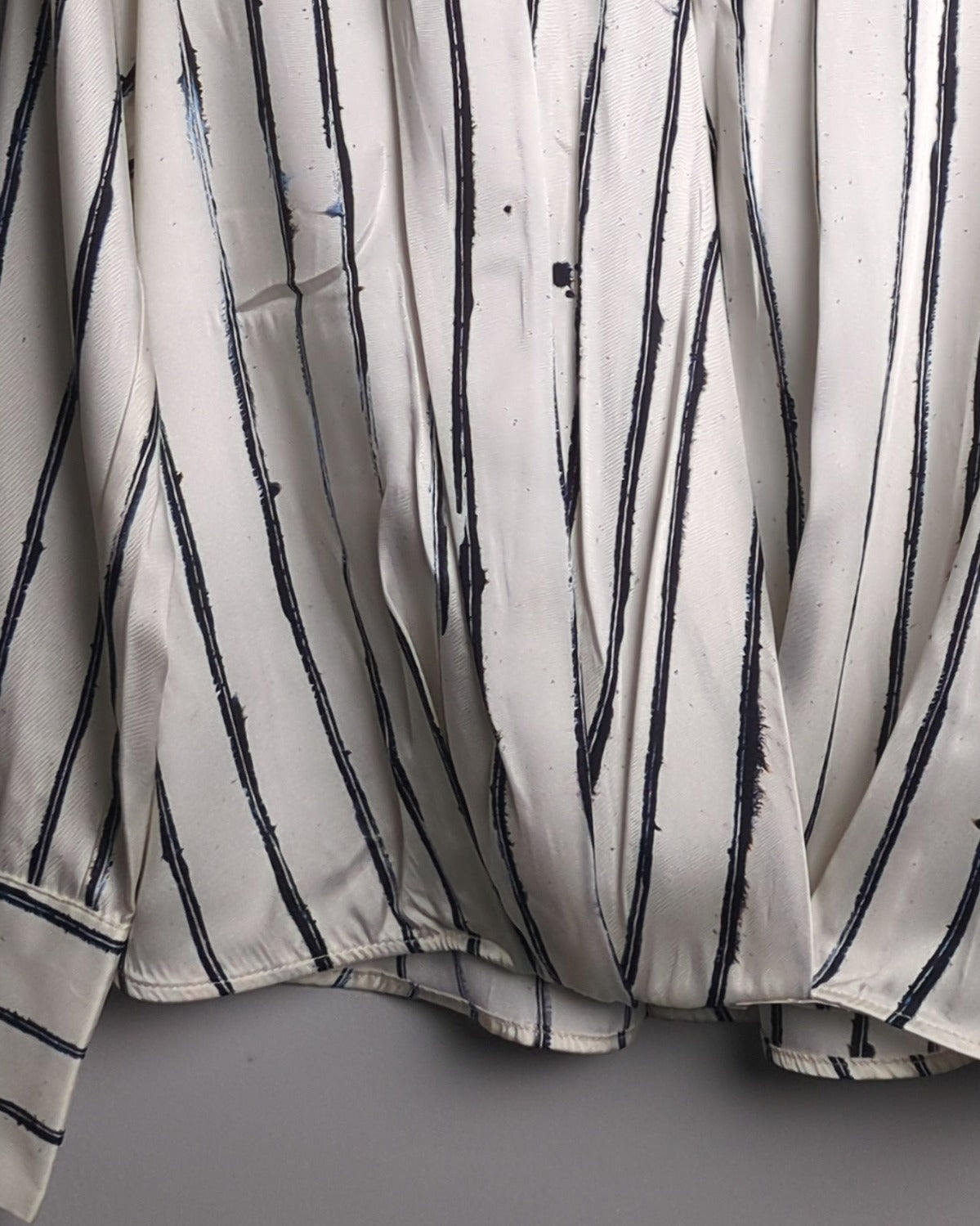 Mng White Wrap Blouse