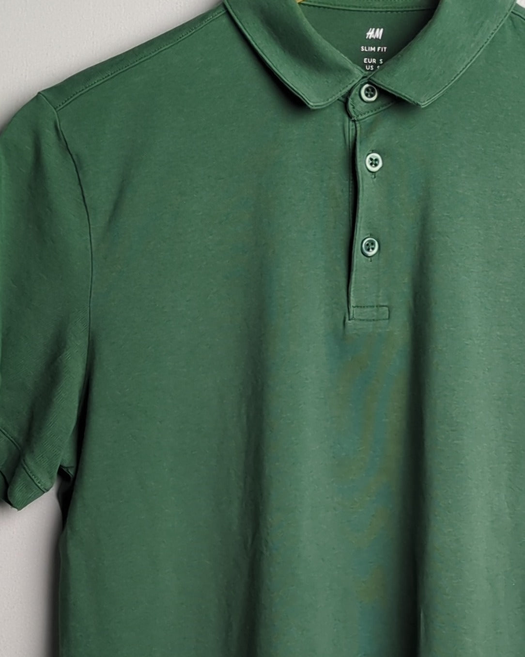 H&M Green Polo Shirt