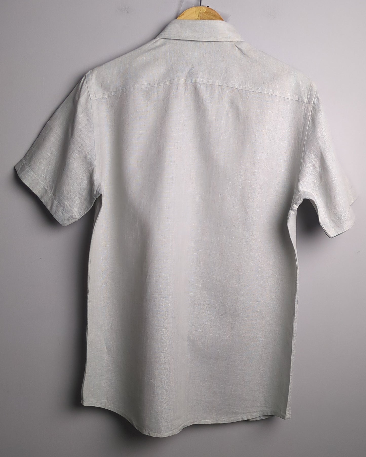Fabindia Gray Linen Shirt