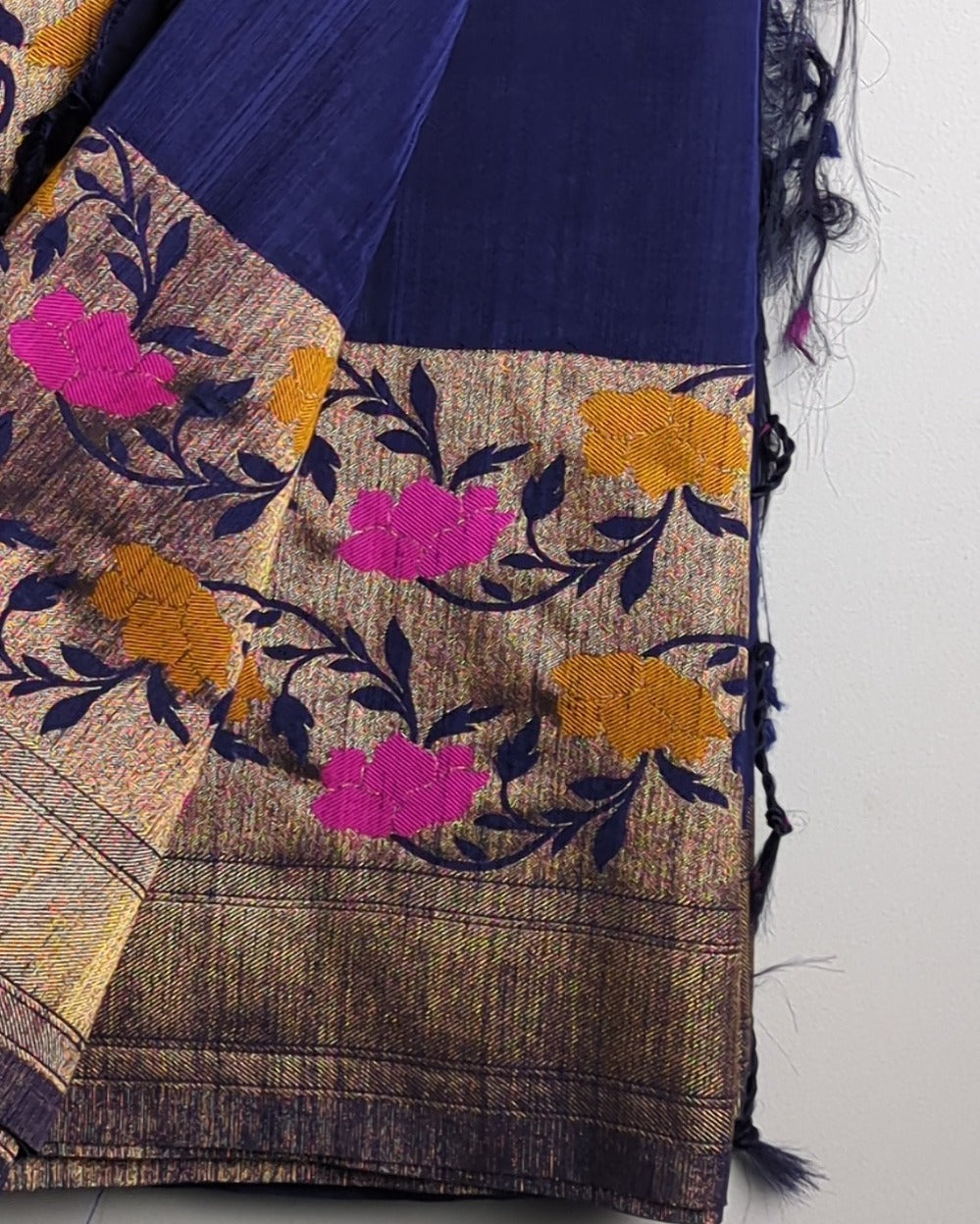 Blue Floral Saaree