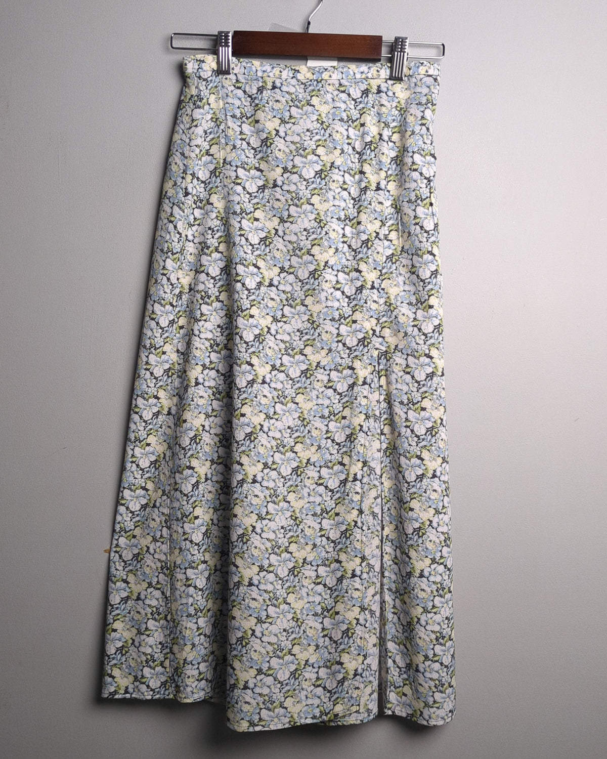 H&M Blue Floral Skirt