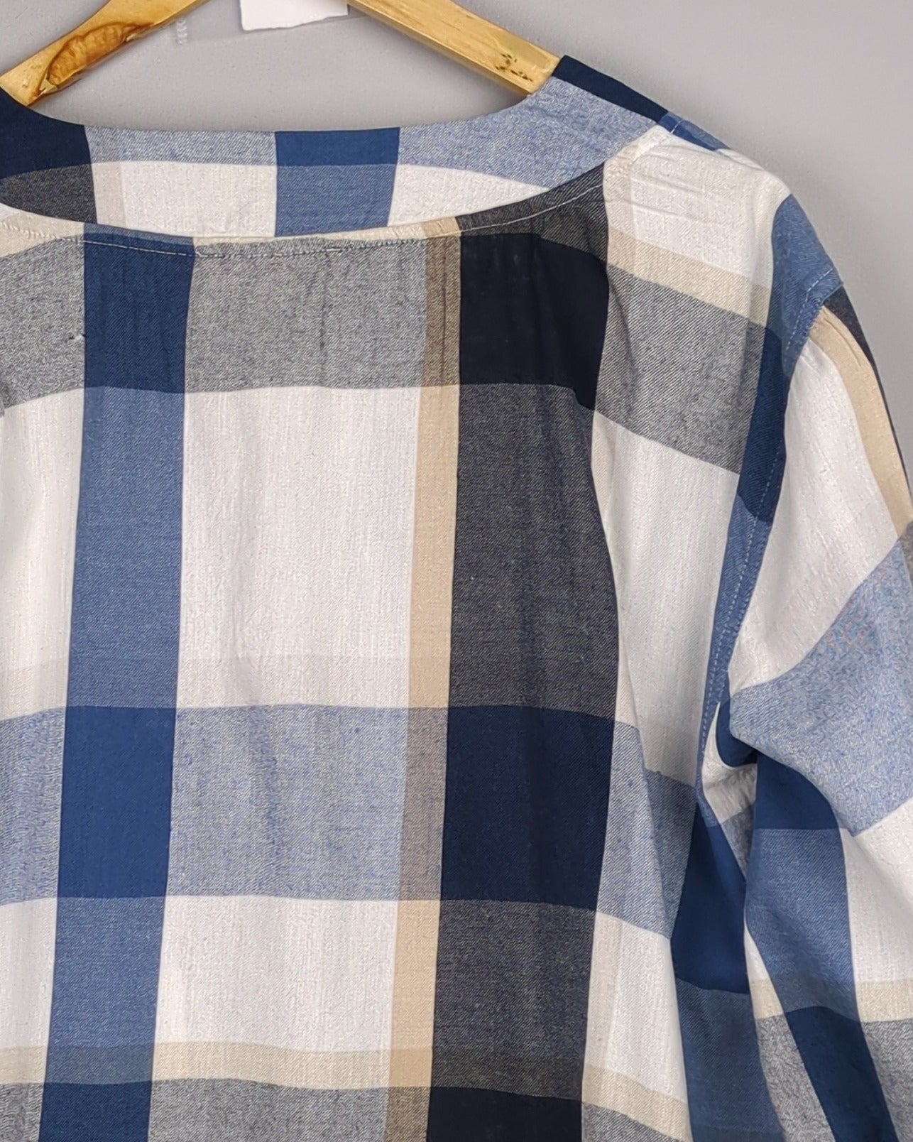 Joe Fresh Blue Plaid Tunic