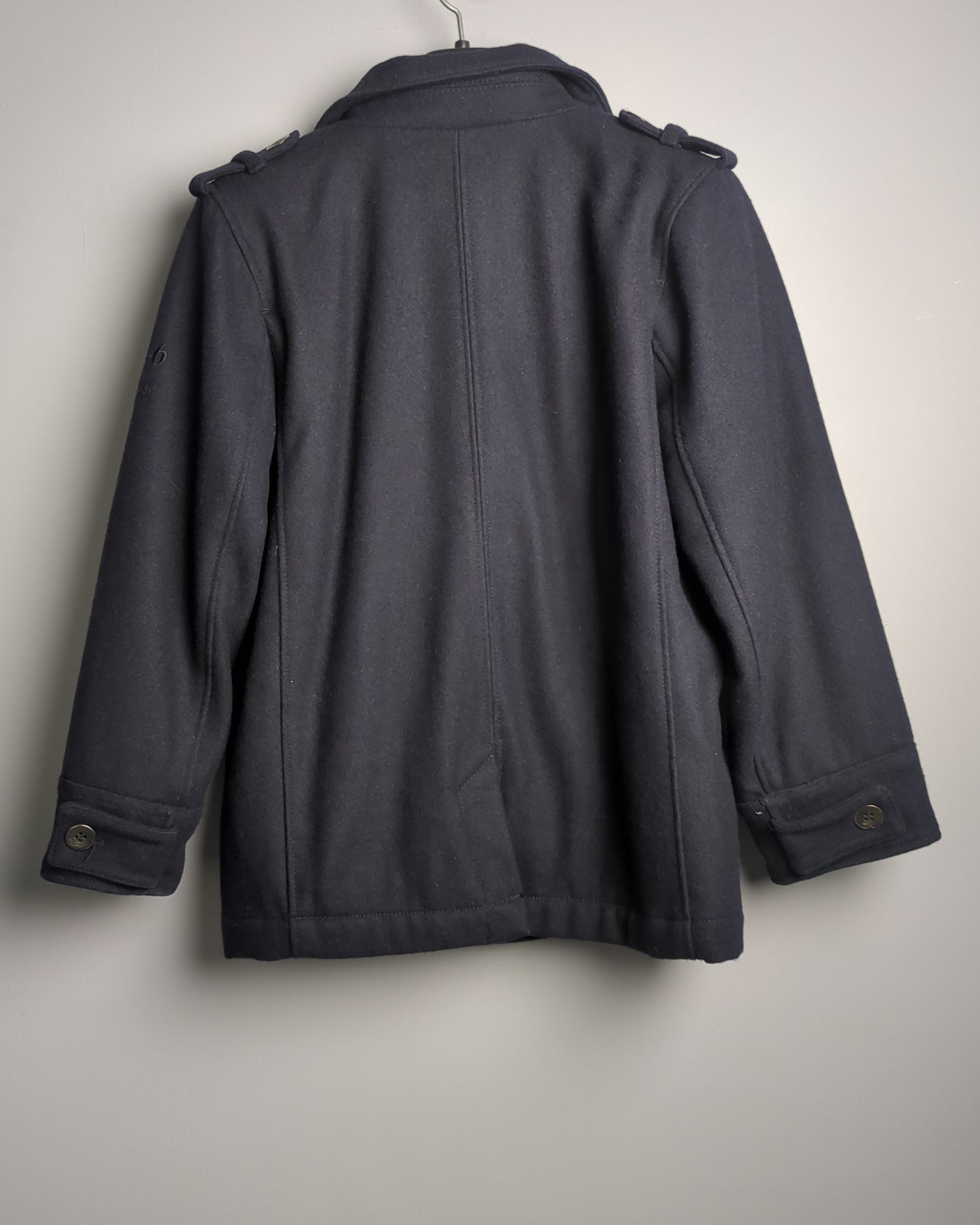 Boat Yard Blue Pea Coat