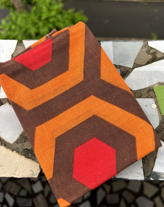 Brown Geometric Bandana