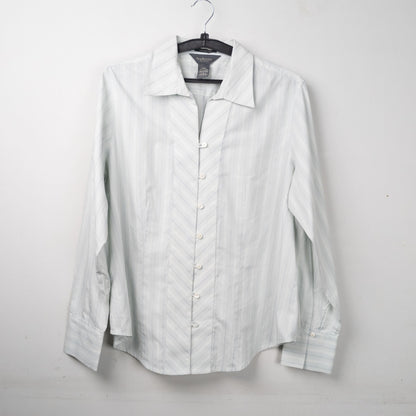 Striped Long-Sleeve Dress Shirt