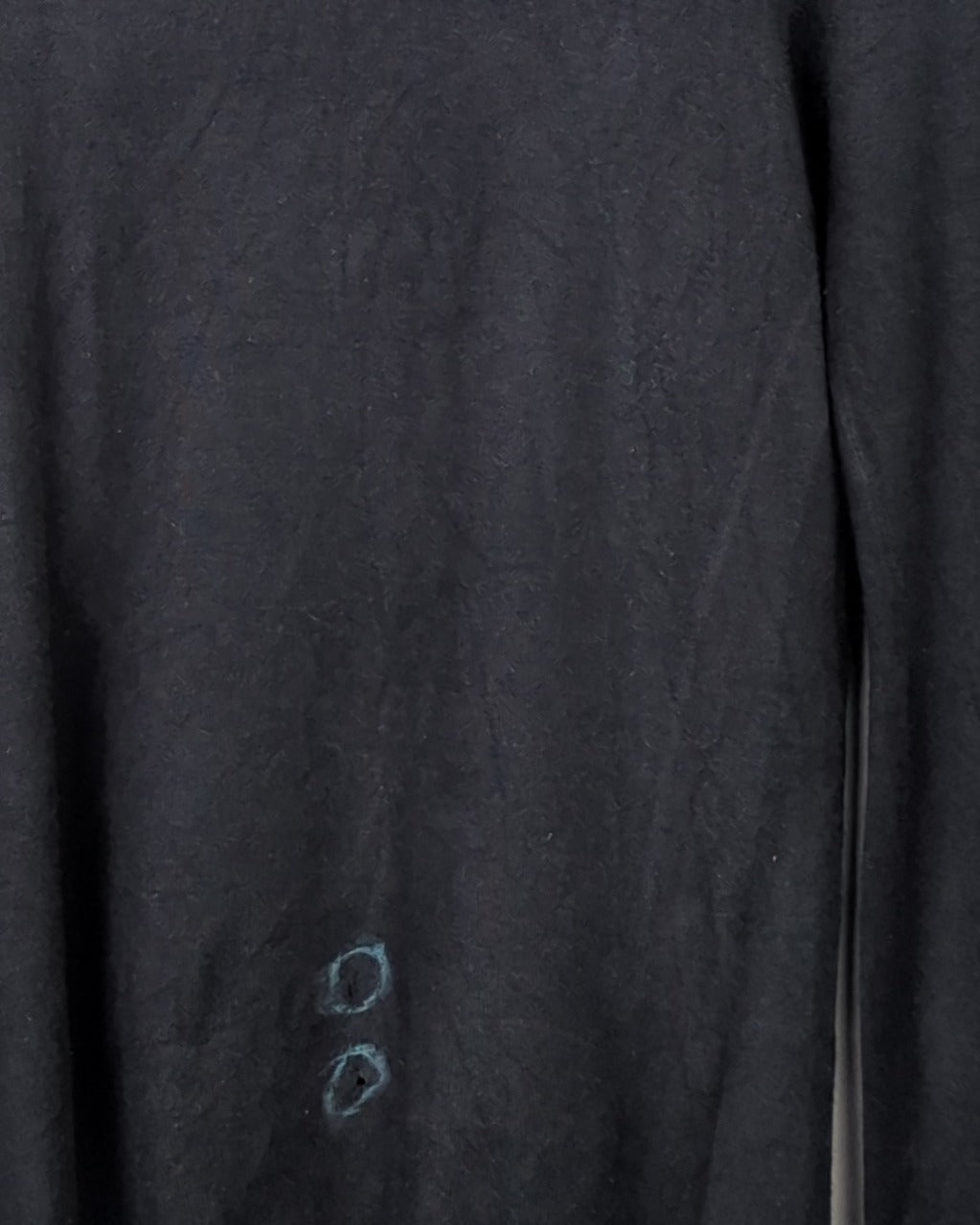 Black Back-Zip Sweater