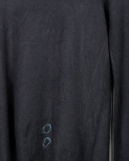 Black Back-Zip Sweater
