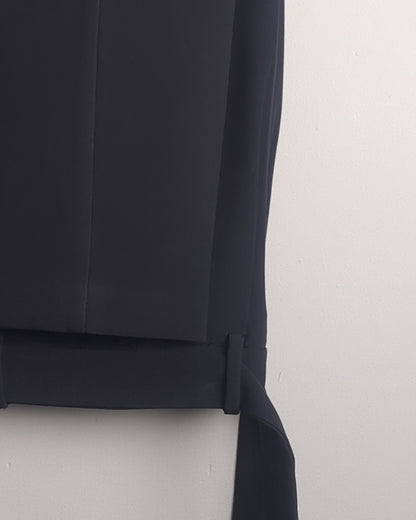 Promod Black Belted Trousers