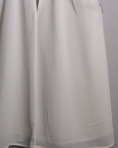 H&M White Halter Top