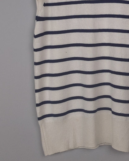 Zara Beige Striped Tank