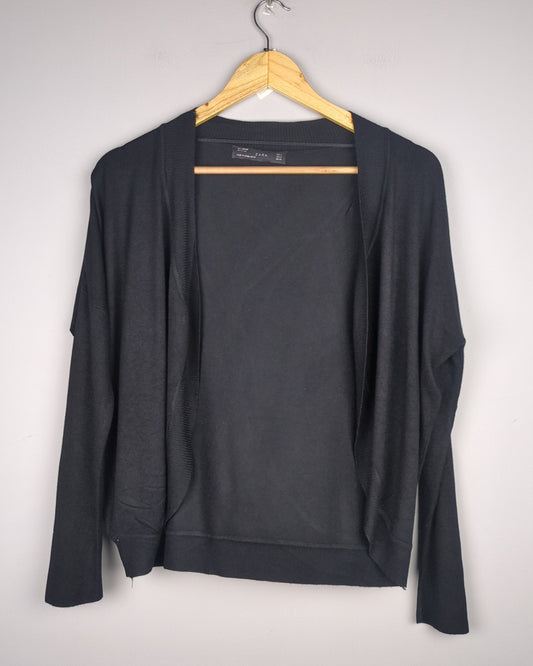 Zara Black Open Cardigan