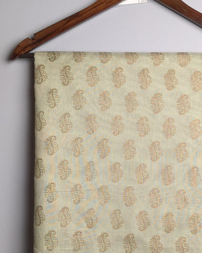 Beige Printed Fabric