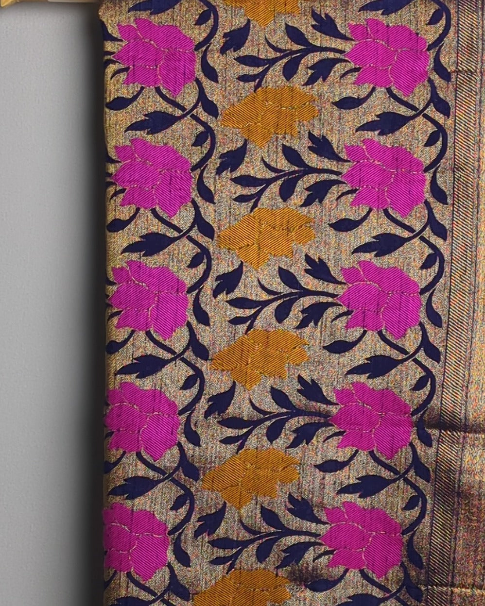 Blue Floral Saaree
