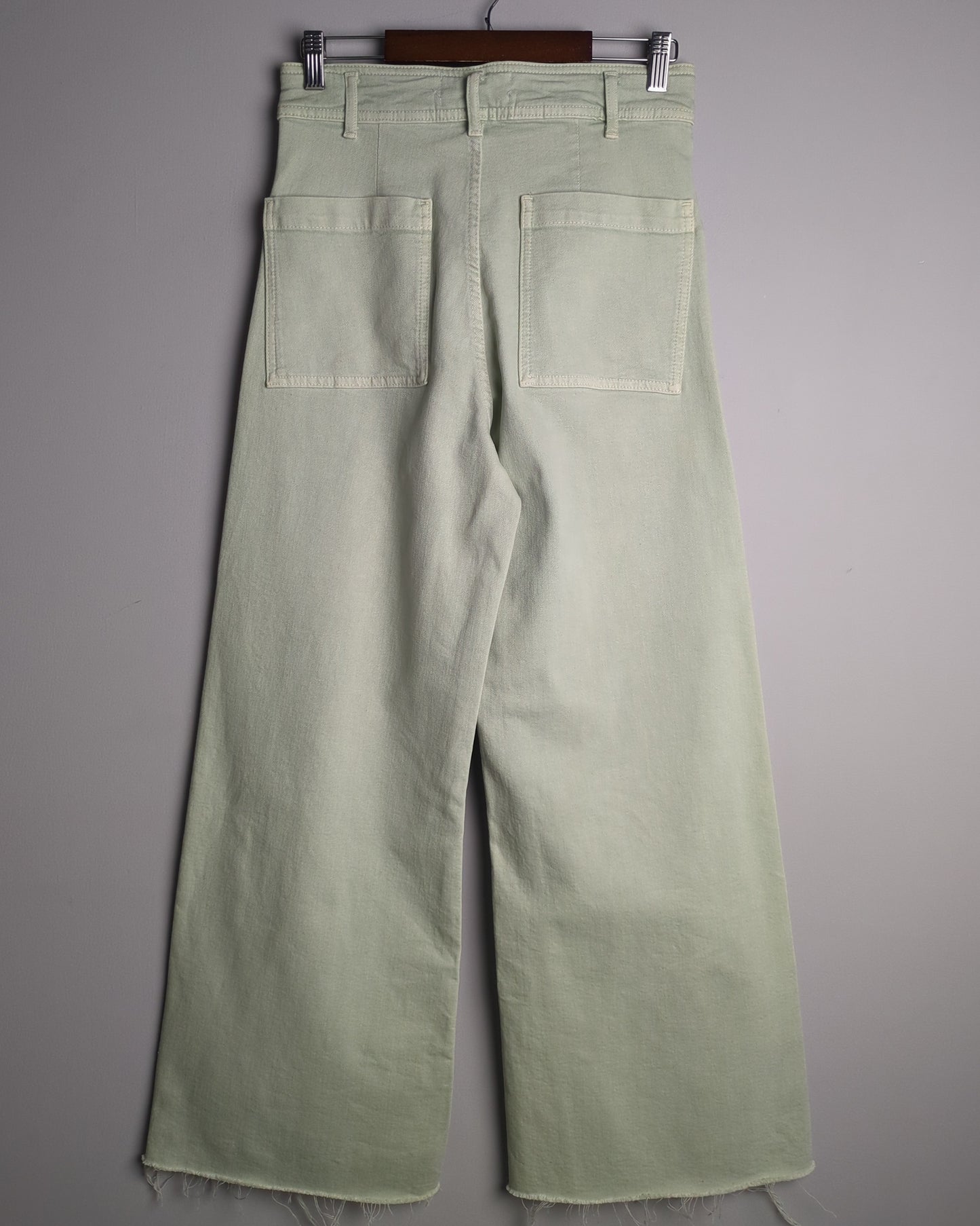 Zara Green Wide Jeans