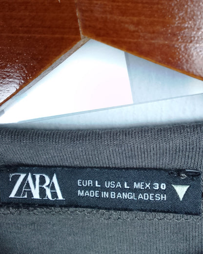 Zara Grey Sleeveless Top