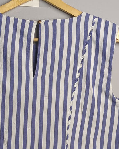 Vero Moda Blue Ruffle Top